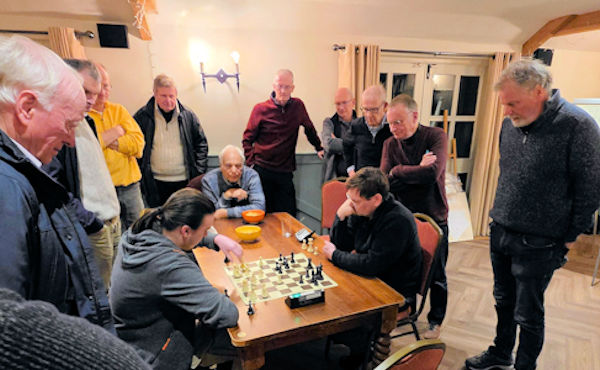 Tense game between the Handicap finalists