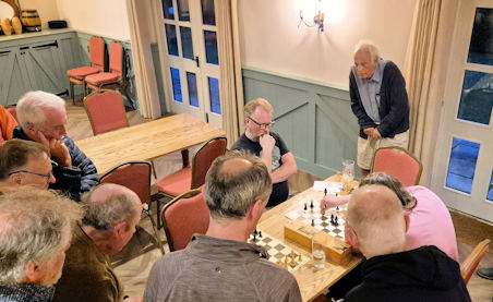 Final board of the Seaton v Sidmouth Challenge Match